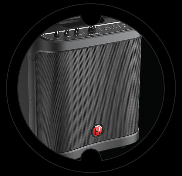 Harbinger Battery Powered Speaker RT100 Full Range Sound Card