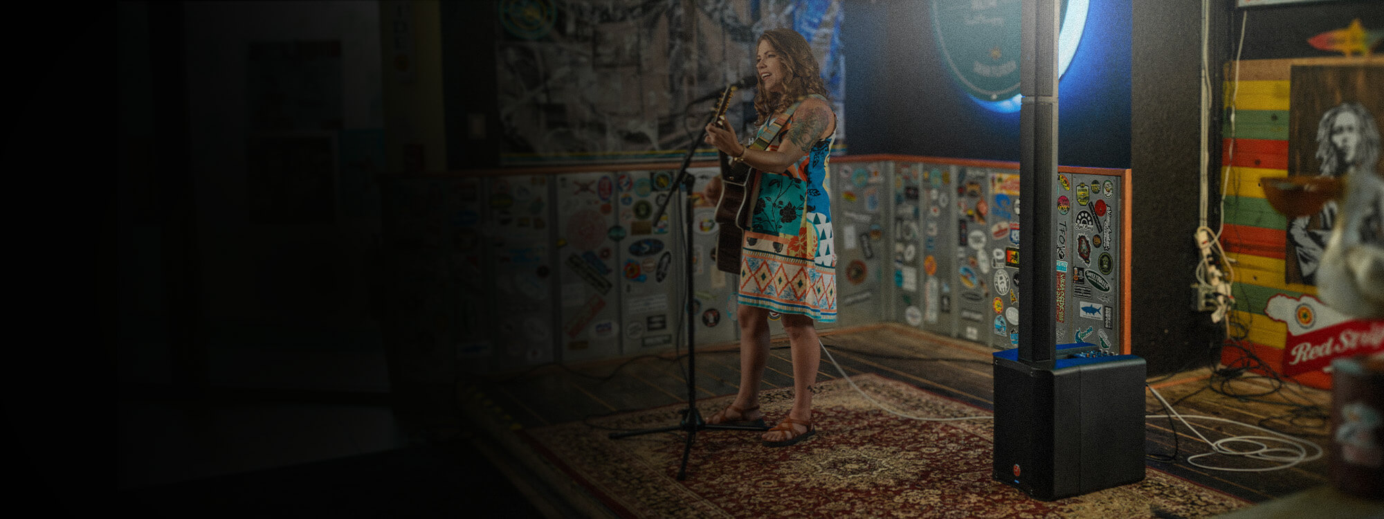 Harbinger Pro Audio Line Array MLS1000 Acoustic Performance Whole Stage