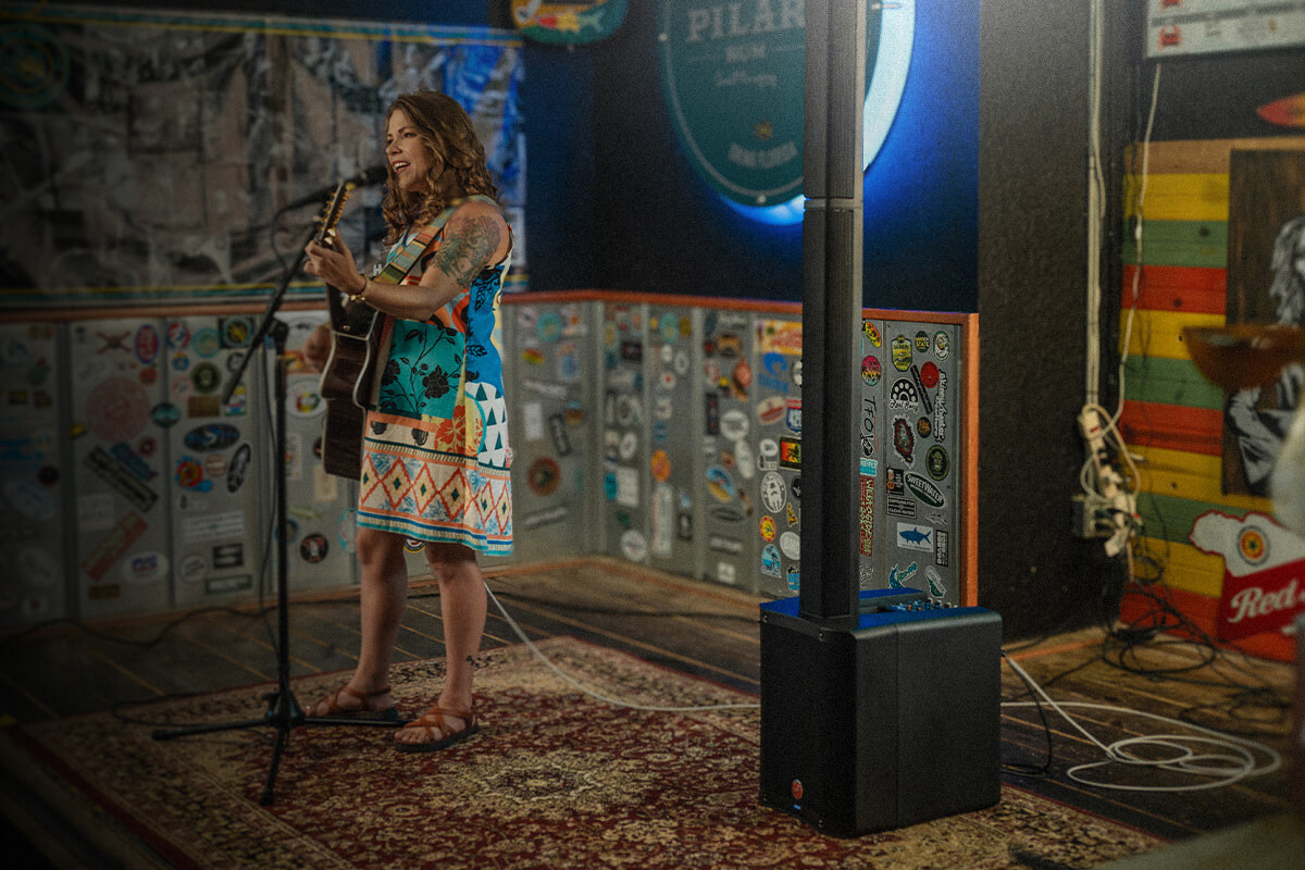 Harbinger Pro Audio Line Array MLS1000 Acoustic Performance Whole Stage Mobile