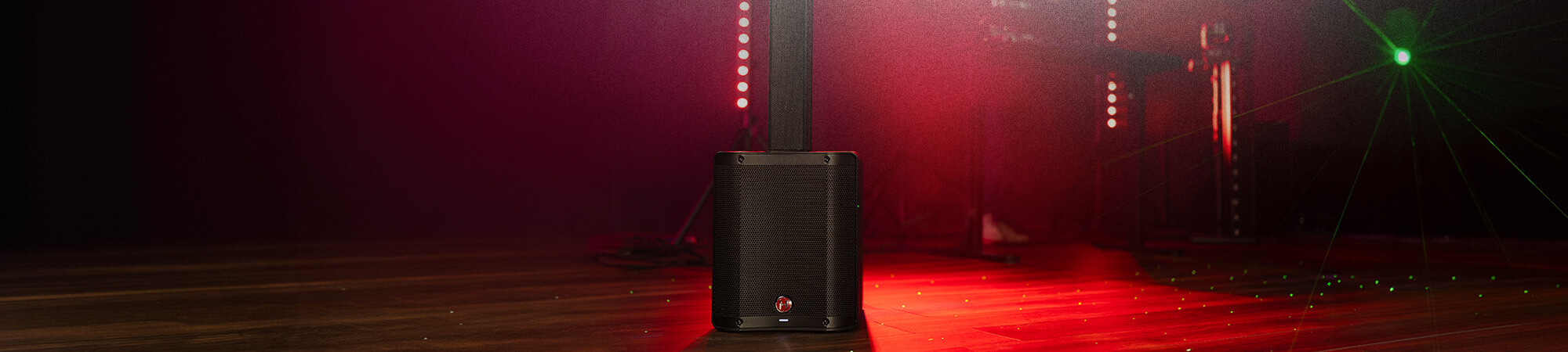 Harbinger Pro Audio Line Array MLS1000 With DJ Warming Up