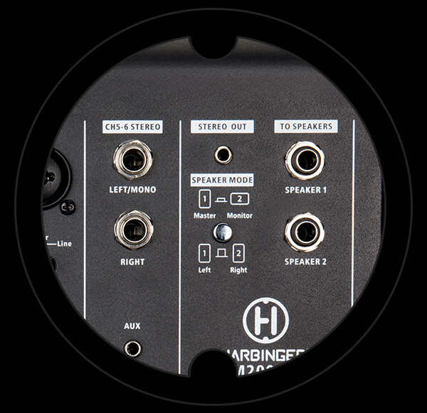 Harbinger Pro Audio MT200 BT Convenient Record Out