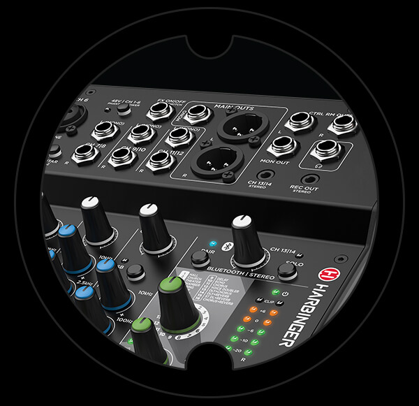 Harbinger Pro Audio Mixer Control Room LV14
