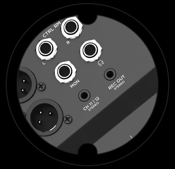 Harbinger Pro Audio Mixer LX12 Stereo Record and Headphones
