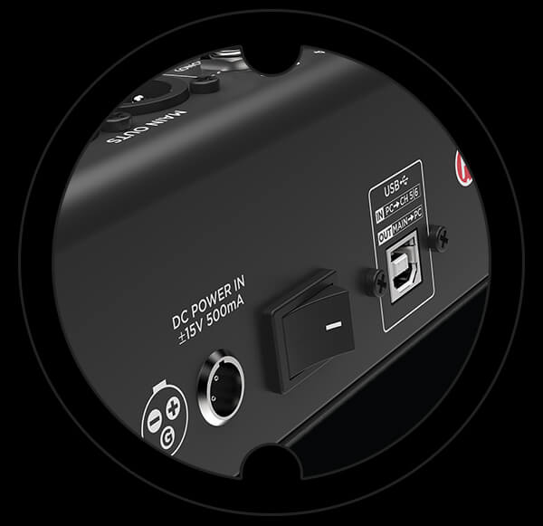 Harbinger Pro Audio Mixer LX8 USB Audio