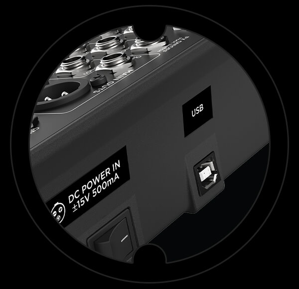 Harbinger Pro Audio Mixer Wireless Streaming LV14