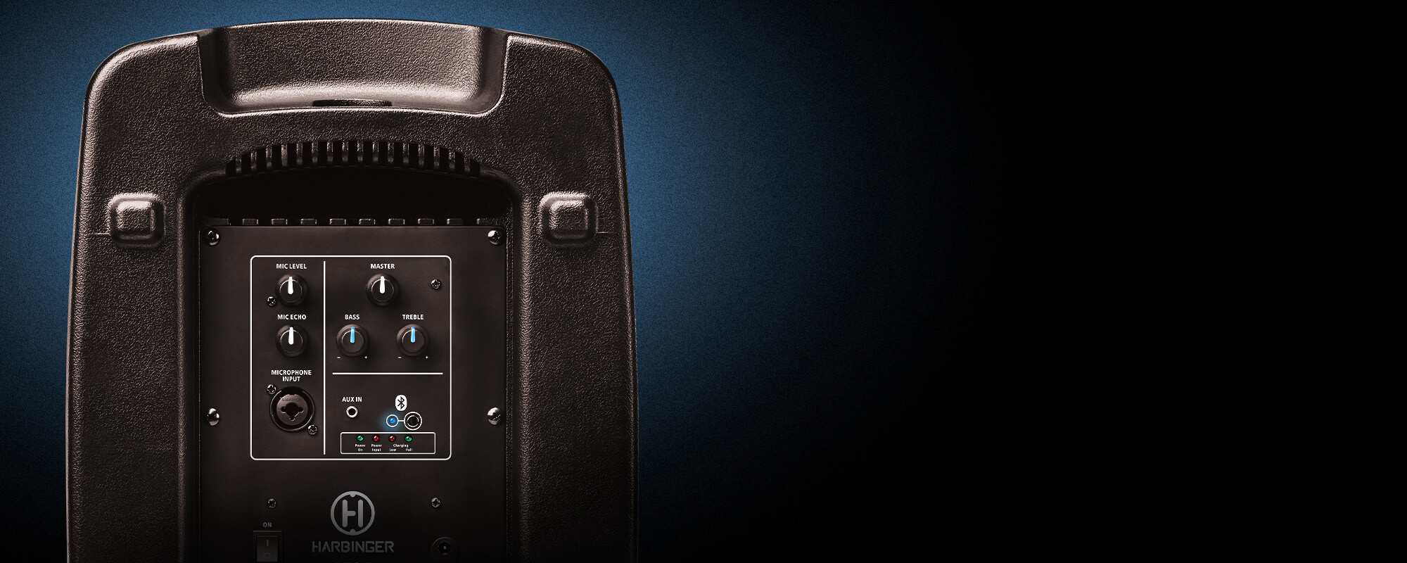 Harbinger Pro Audio RT25 Battery Powered Speaker Back