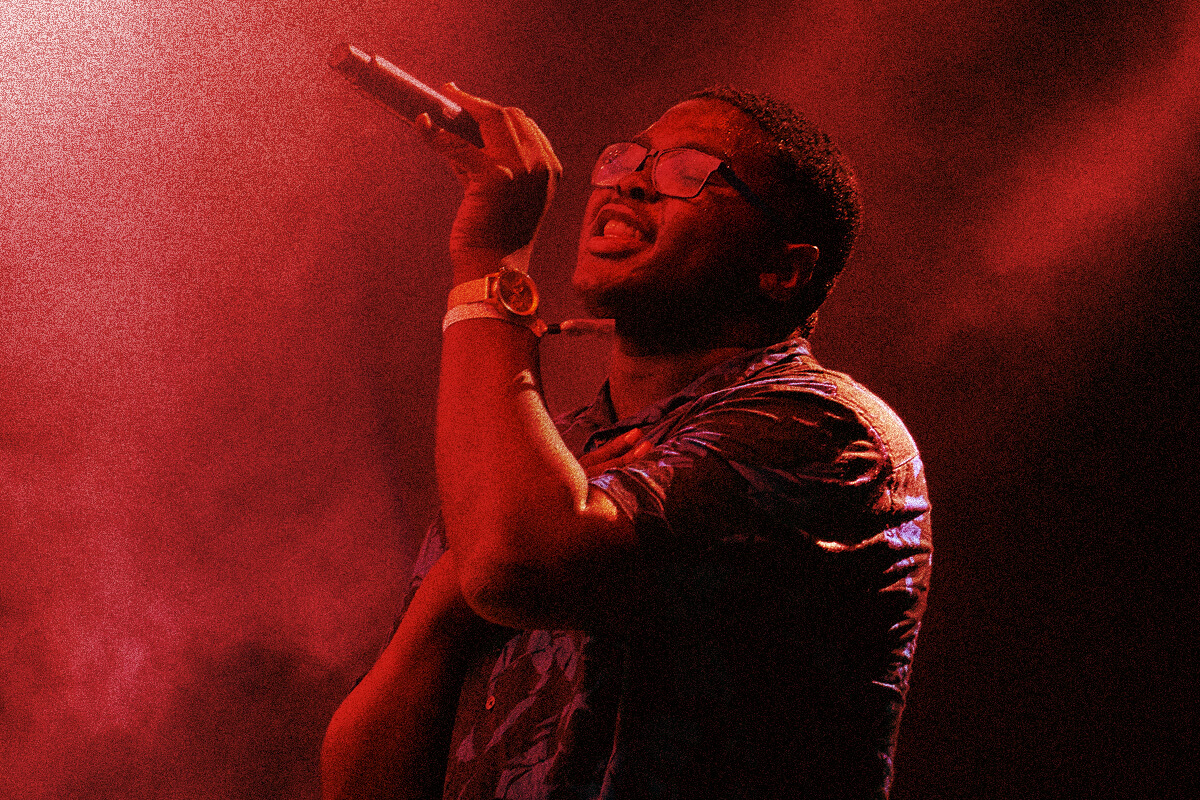 Harbinger Pro Audio Singer With Stage Fog