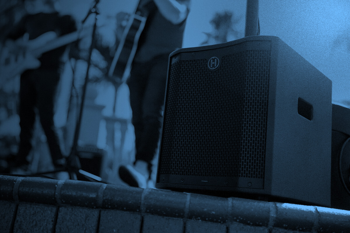 Harbinger Pro Audio Vari Subwoofer VS12 On Stage Mobile