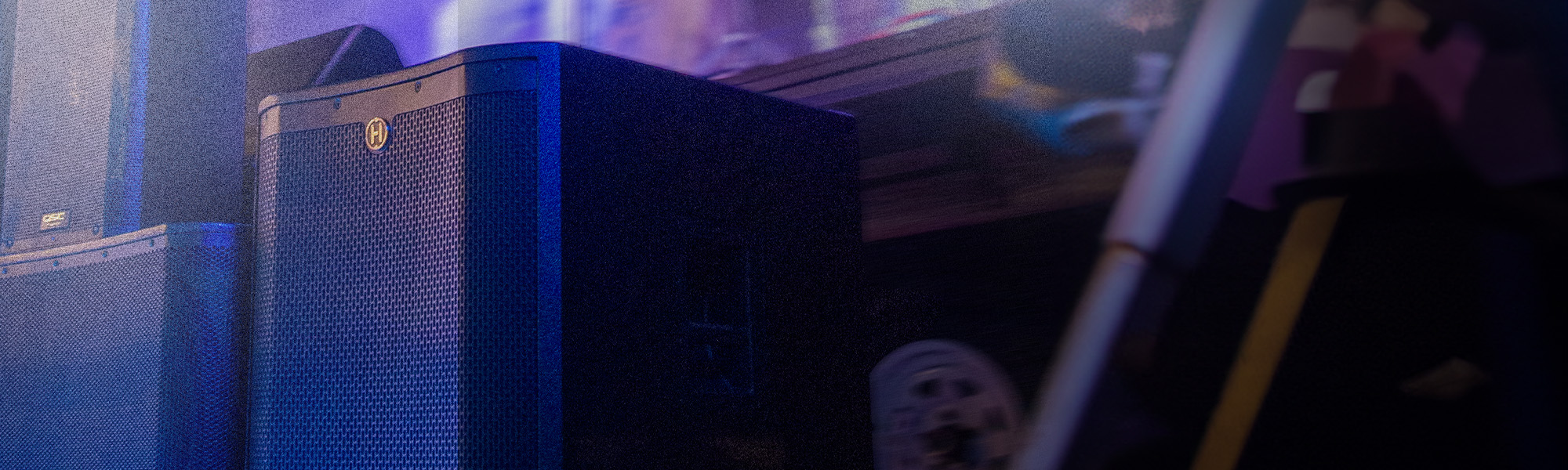 Harbinger Pro Audio Subwoofers Speaker Stacking By Stage