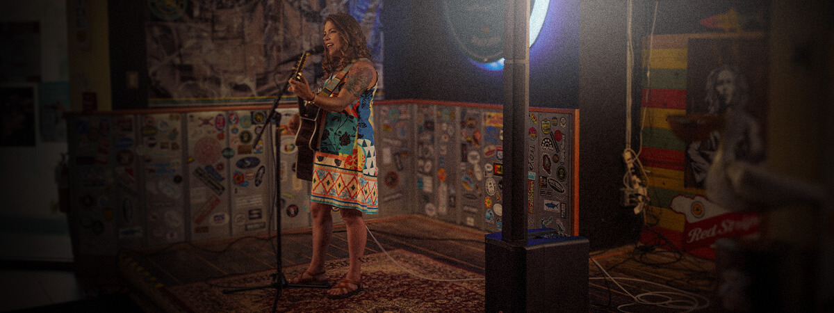 Harbinger Pro Audio Line Array MLS Female Acoustic Performance Mobile